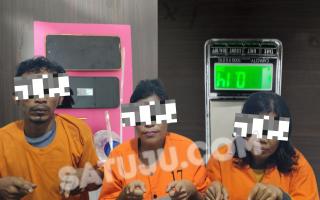Polsek Pinggir Gerebek Kafe Remang-Remang di Titian Antui, Tiga Pengguna Sabu Diamankan Tim Opsnal